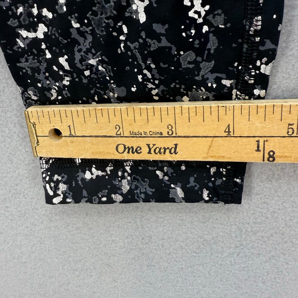 Lululemon Wunder Tight Leggings Women's 4 Black Silver Special Edition Shine - Picture 14 of 14